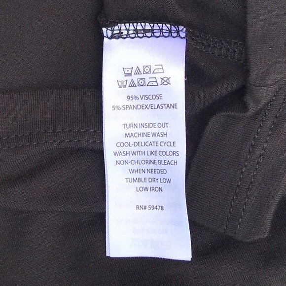 Tahari Split Flutter Sleeve Top - Picture 7 of 8